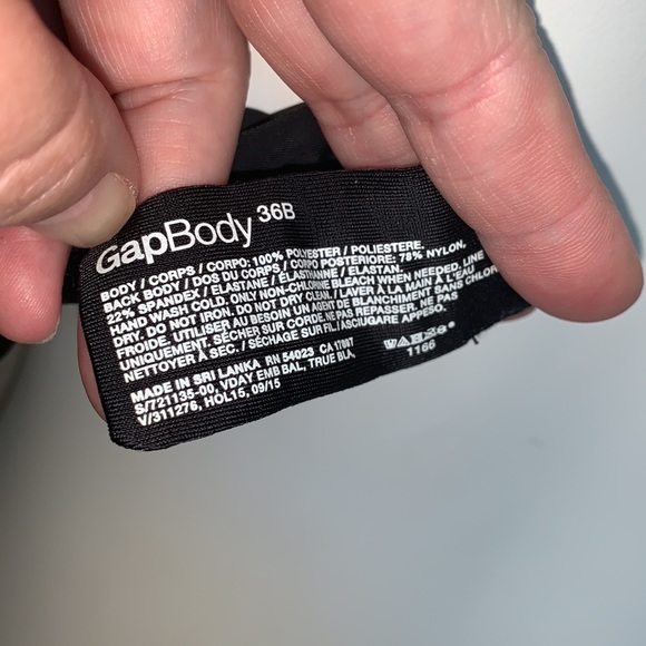 GapBody Black Lace Underwire Bra - Picture 4 of 4